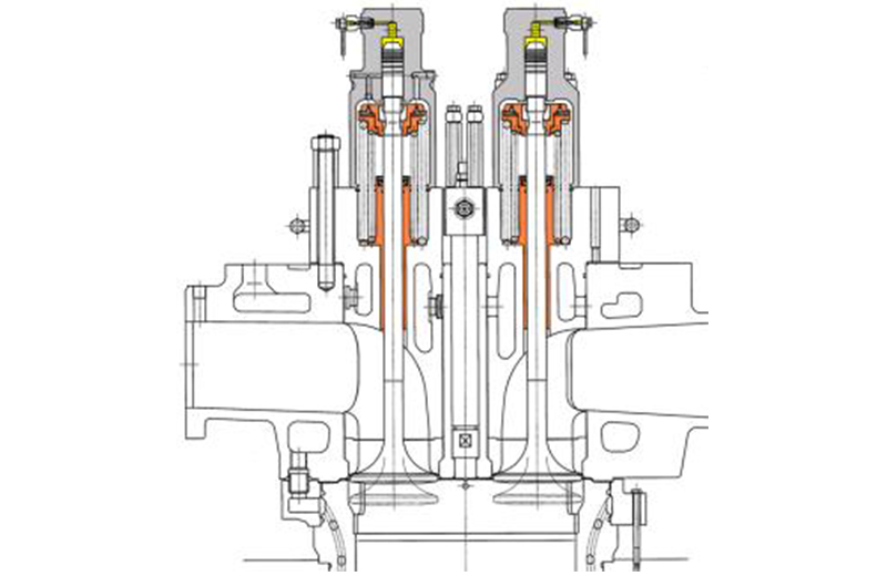 Hydraulic valve driving system